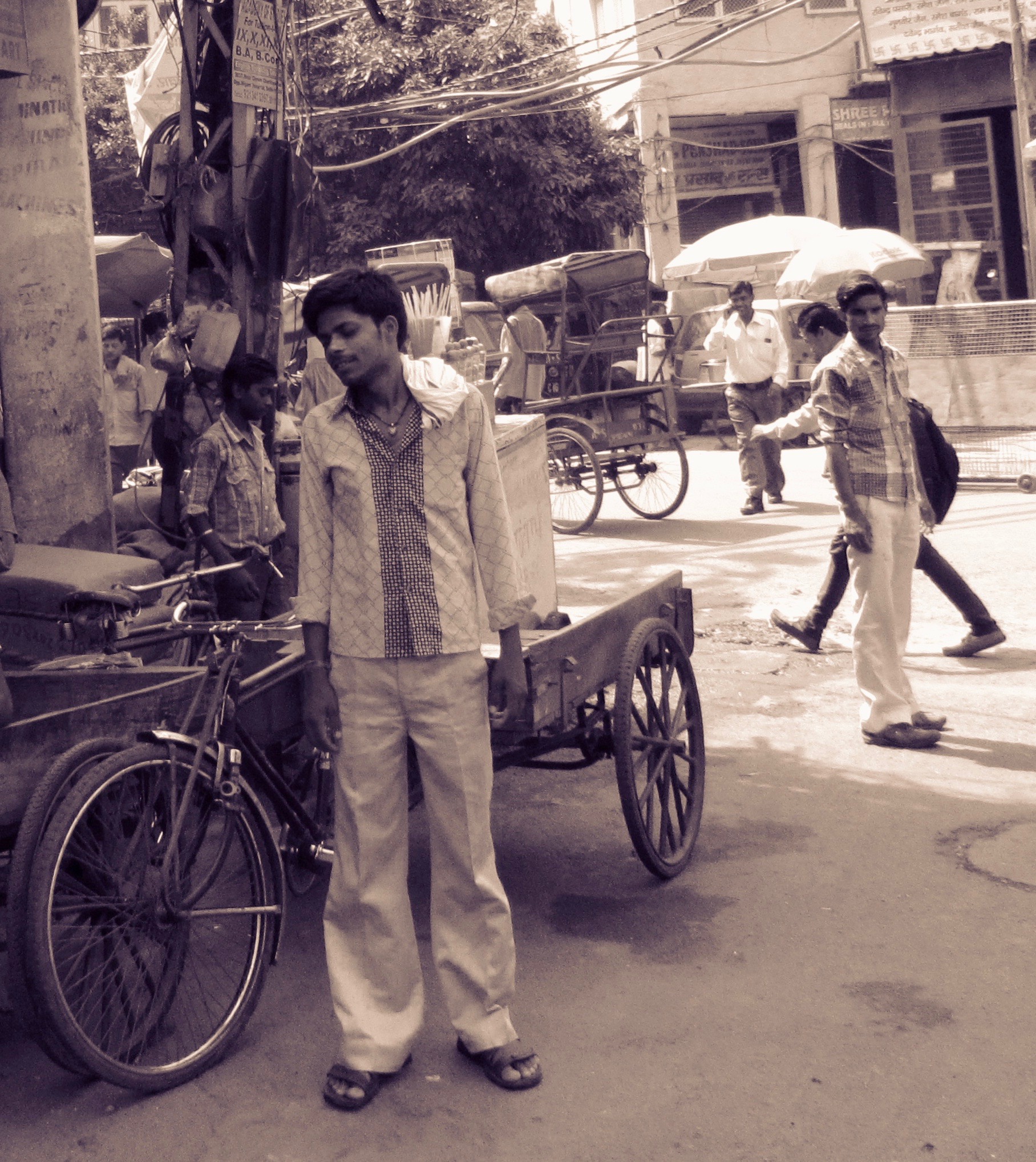 The rickshaw wallah