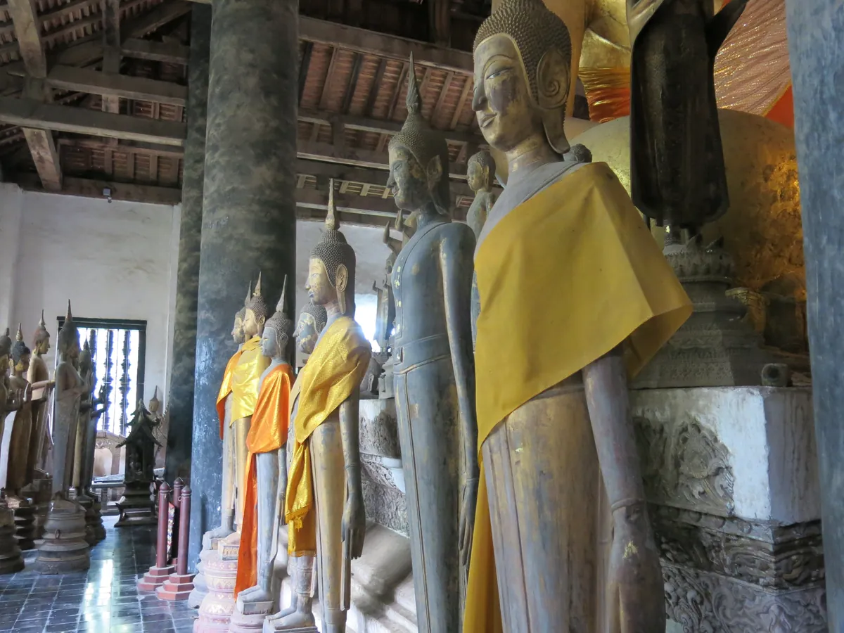 buddha next to...