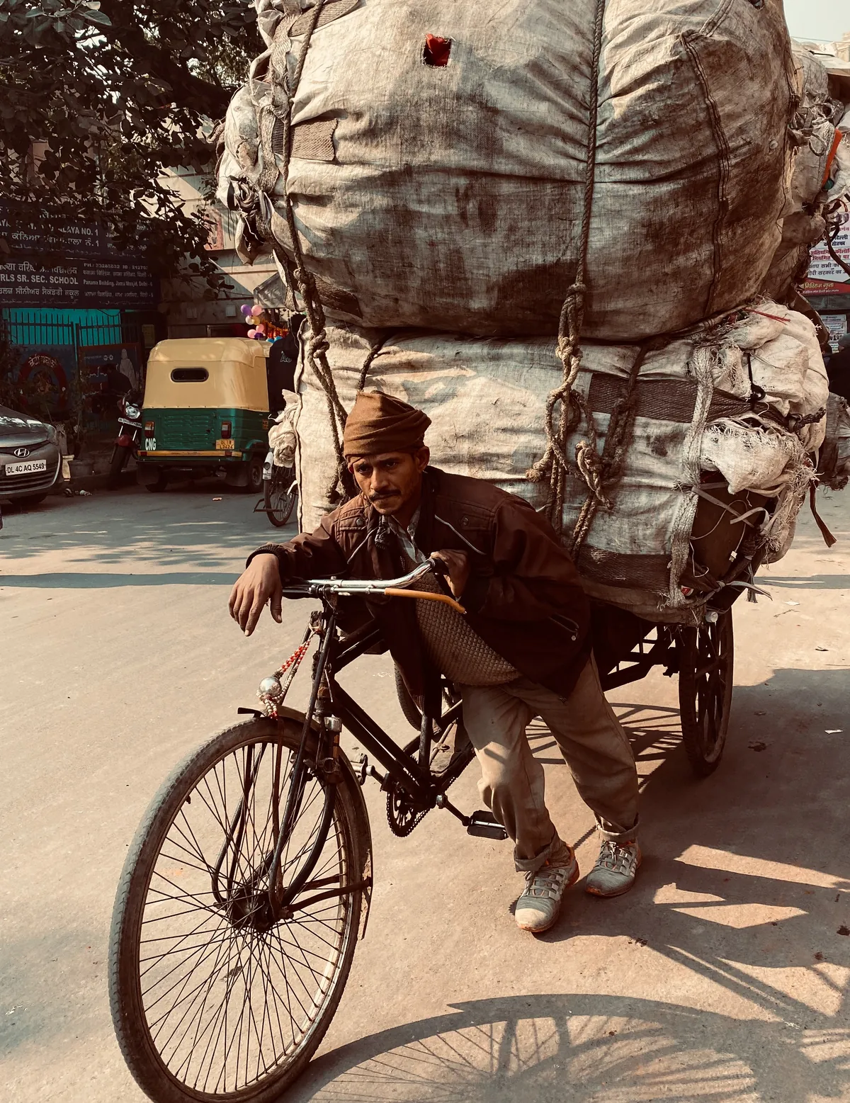 pushing a load