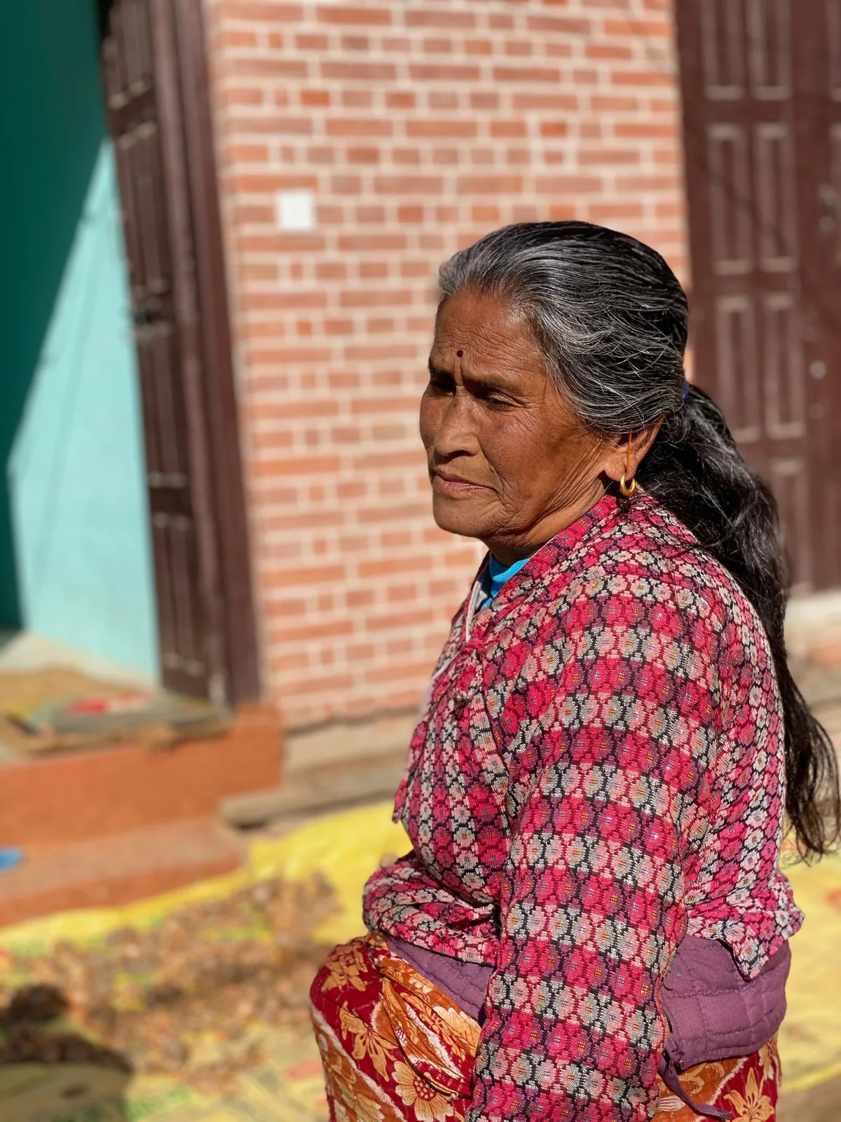 From the old woman