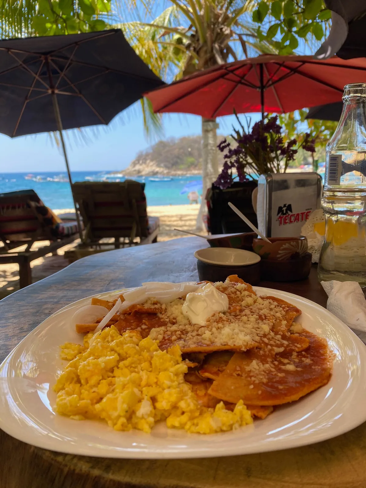 Beach breakfast